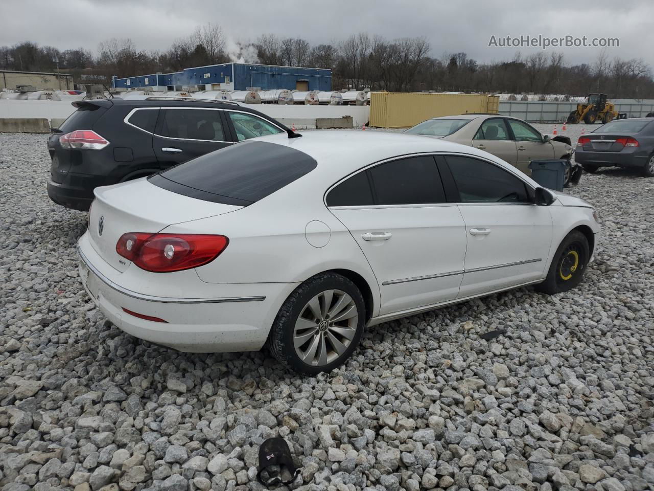 2012 Volkswagen Cc Sport White vin: WVWMN7ANXCE543577