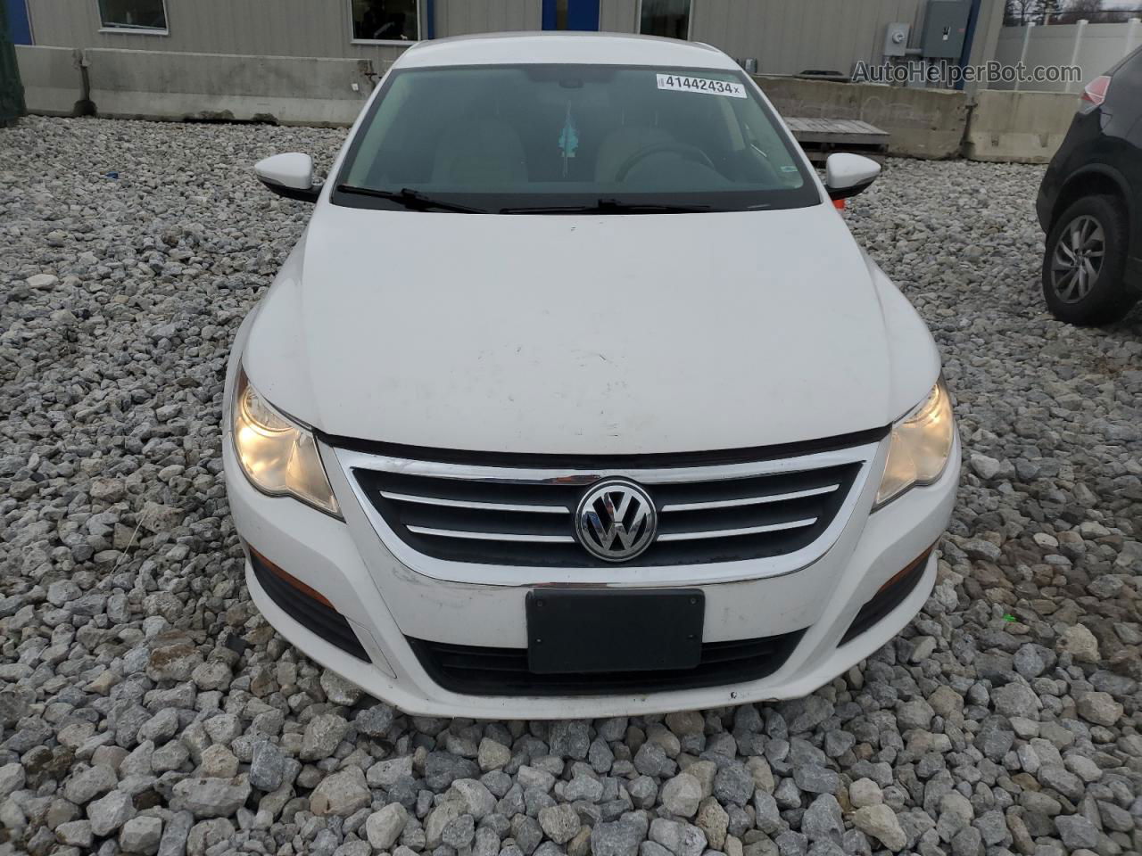 2012 Volkswagen Cc Sport White vin: WVWMN7ANXCE543577