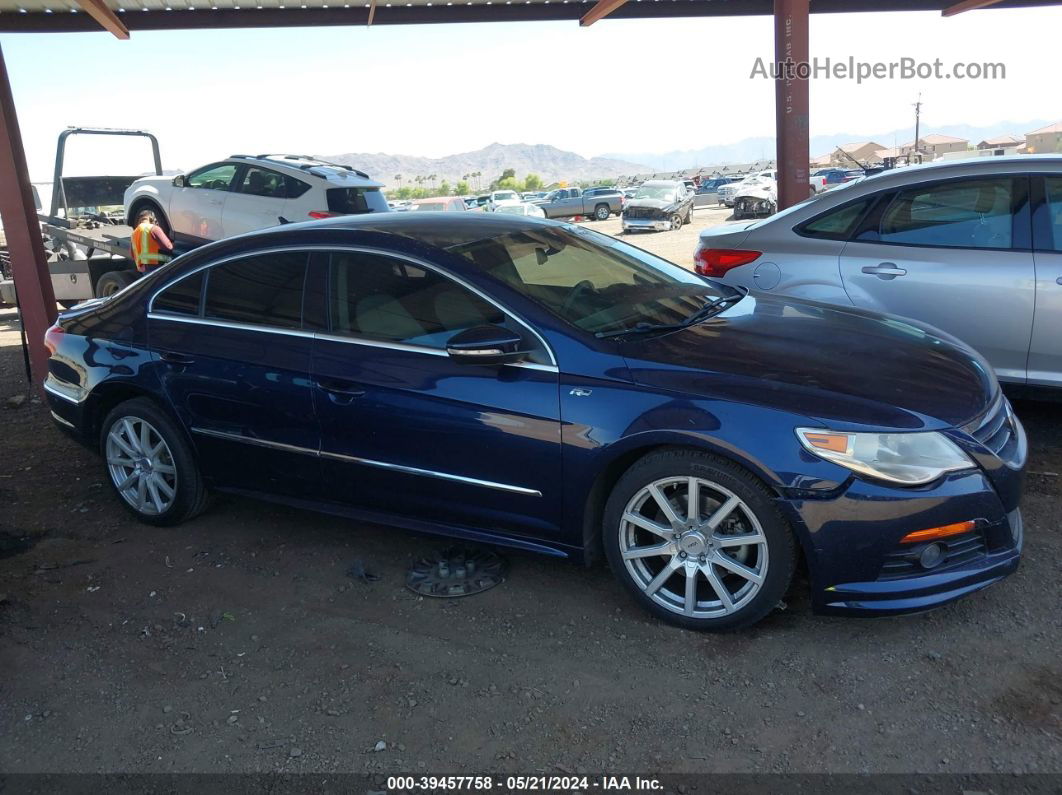 2012 Volkswagen Cc R-line Navy vin: WVWMP7AN0CE503406