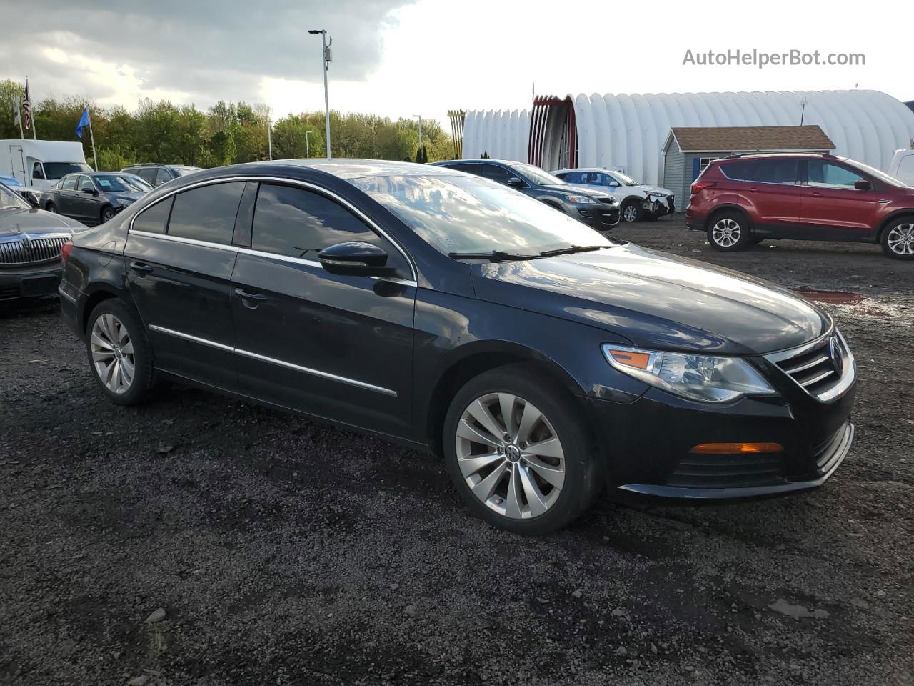 2012 Volkswagen Cc Sport Black vin: WVWMP7AN0CE516608