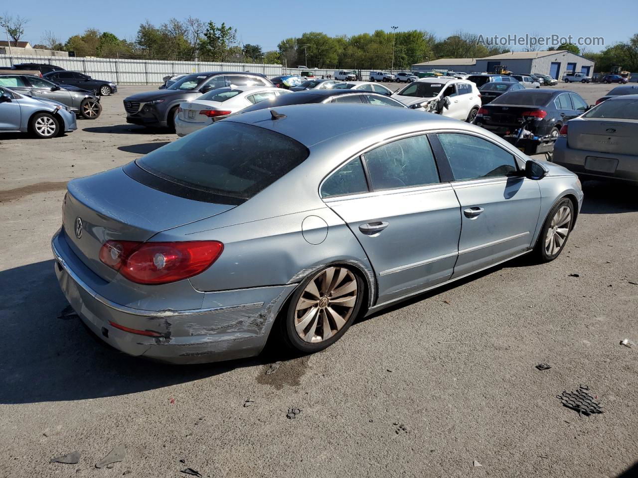 2012 Volkswagen Cc Sport Blue vin: WVWMP7AN0CE551701