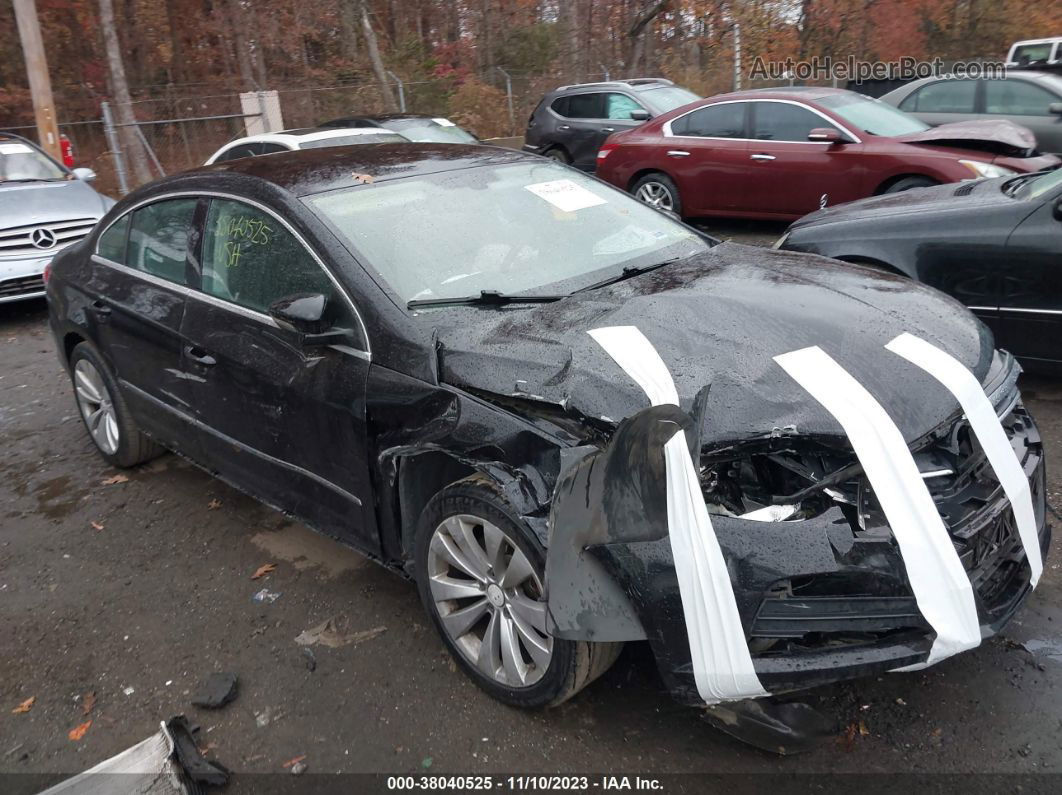 2012 Volkswagen Cc Sport Black vin: WVWMP7AN1CE518304