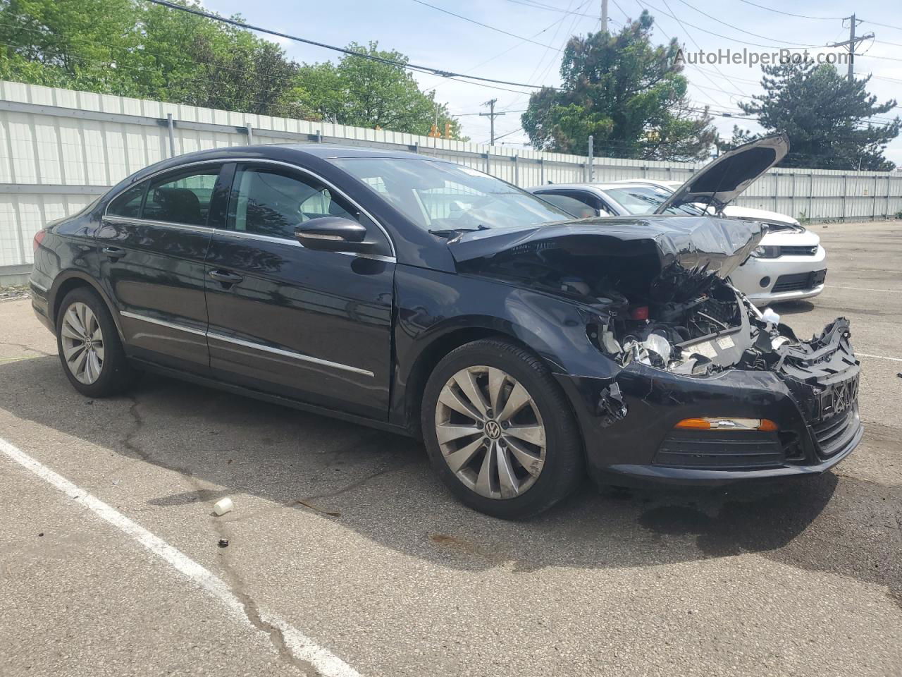 2012 Volkswagen Cc Sport Blue vin: WVWMP7AN1CE549665