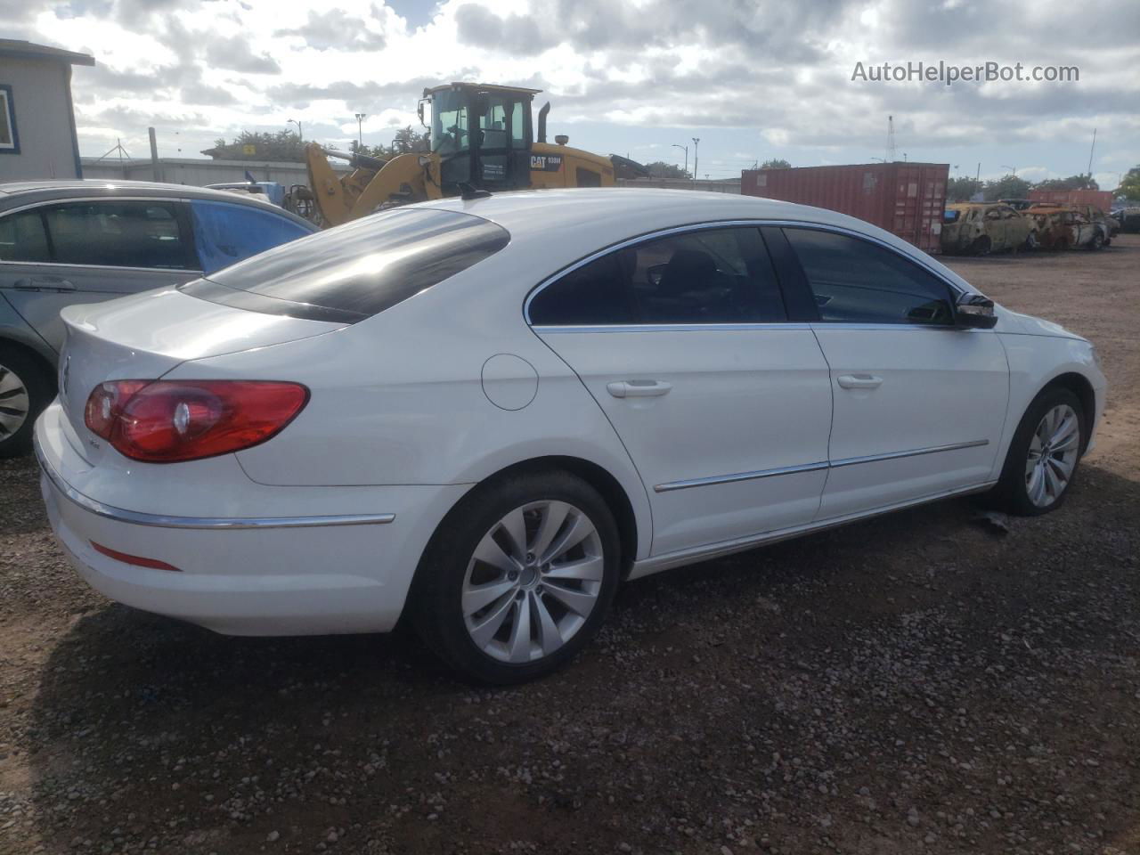 2012 Volkswagen Cc Sport White vin: WVWMP7AN2CE502998