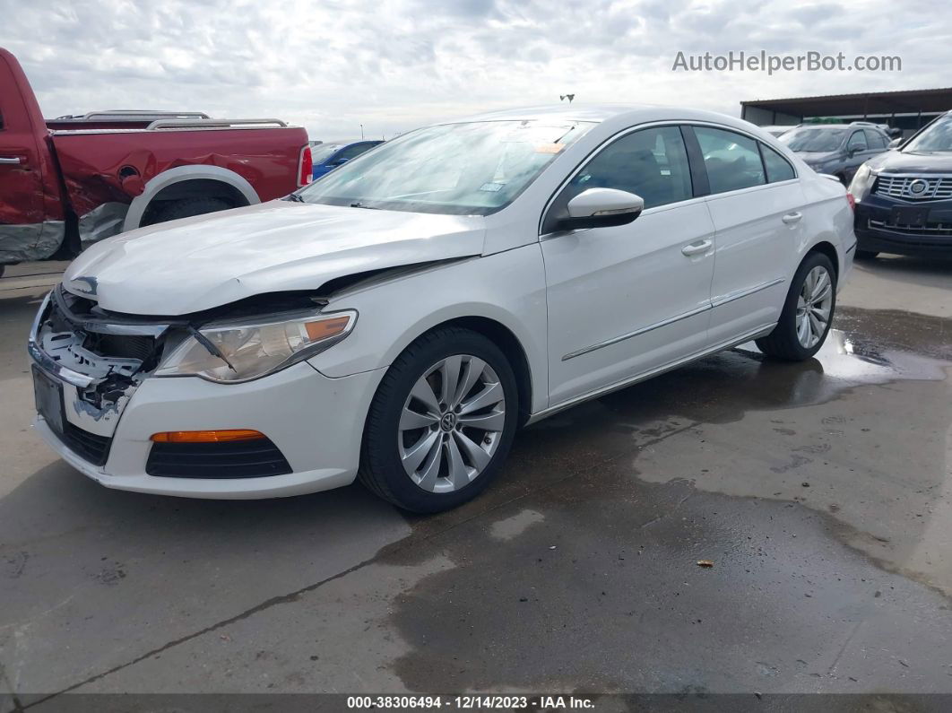 2012 Volkswagen Cc Sport White vin: WVWMP7AN2CE506243