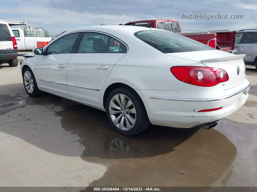 2012 Volkswagen Cc Sport White vin: WVWMP7AN2CE506243