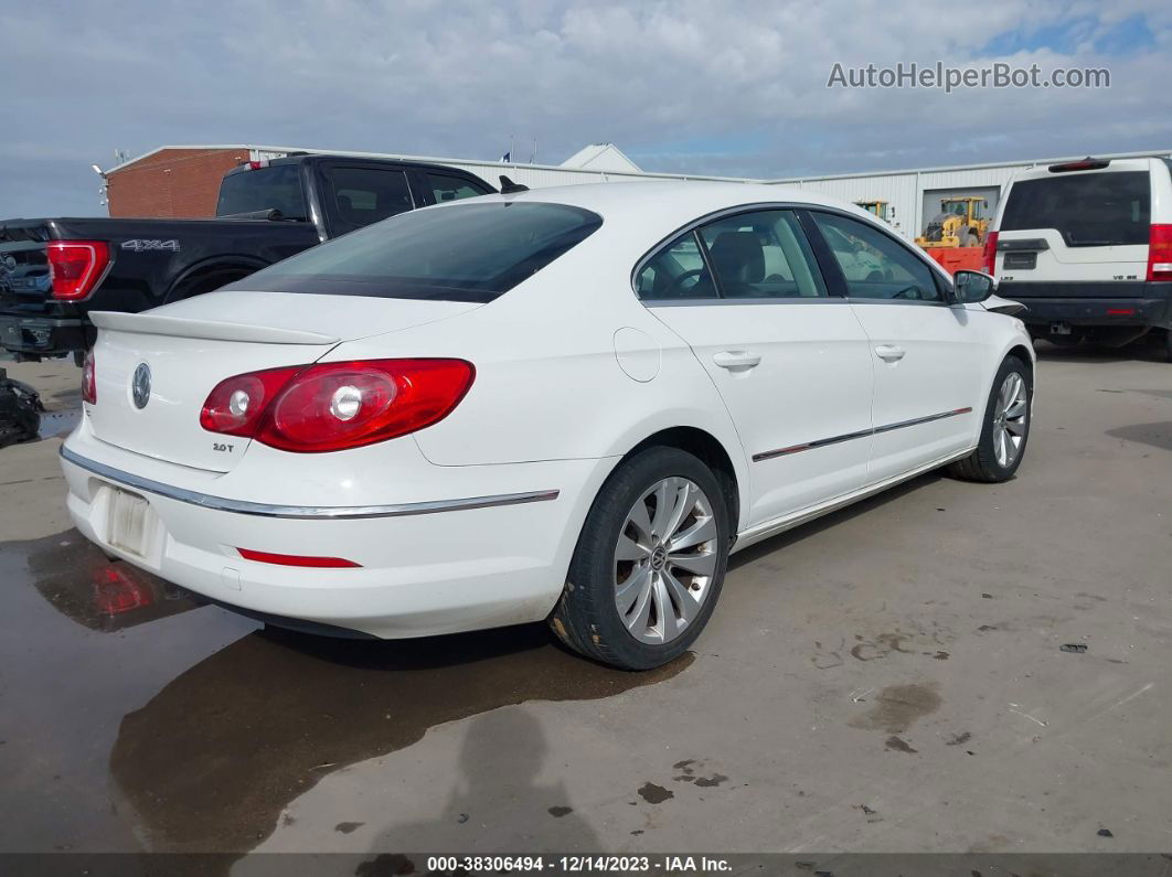 2012 Volkswagen Cc Sport White vin: WVWMP7AN2CE506243