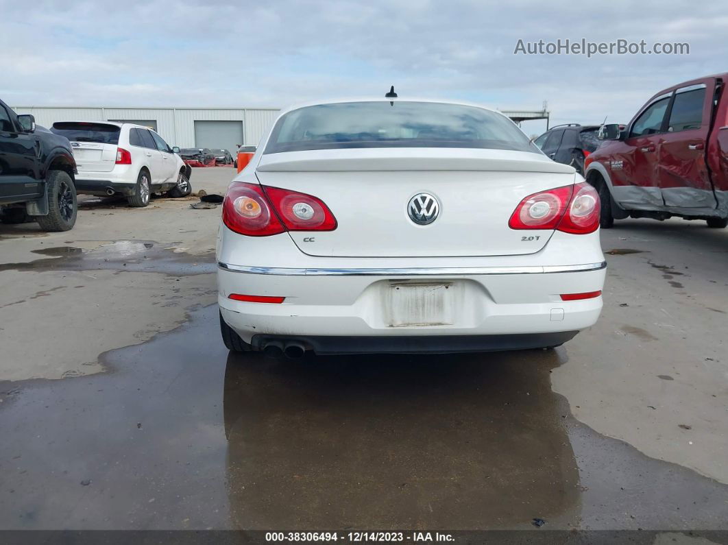 2012 Volkswagen Cc Sport White vin: WVWMP7AN2CE506243