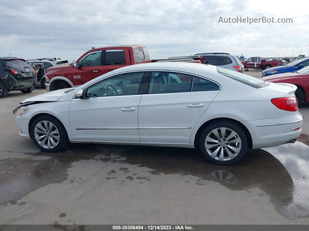 2012 Volkswagen Cc Sport White vin: WVWMP7AN2CE506243