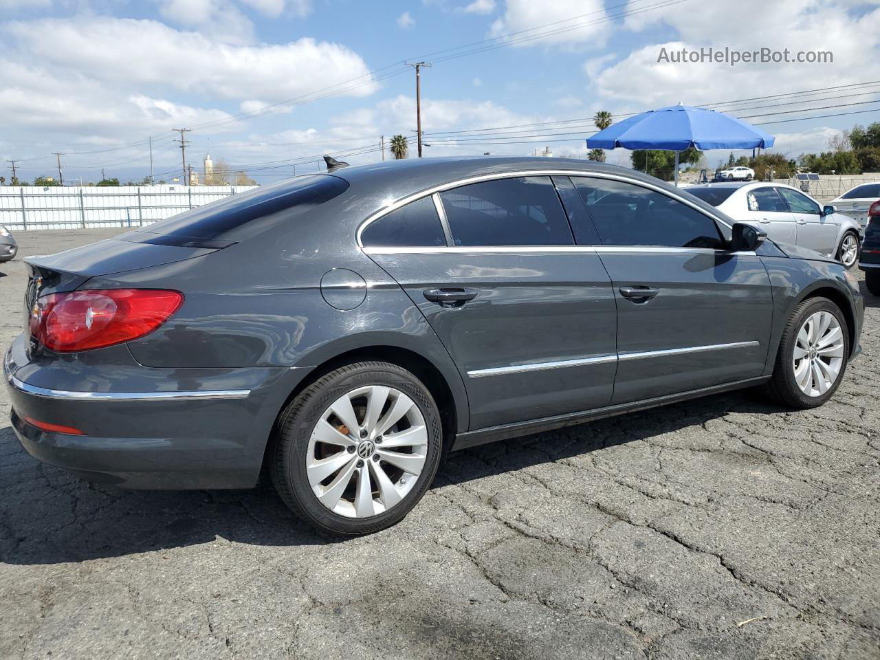 2012 Volkswagen Cc Sport Gray vin: WVWMP7AN2CE509885