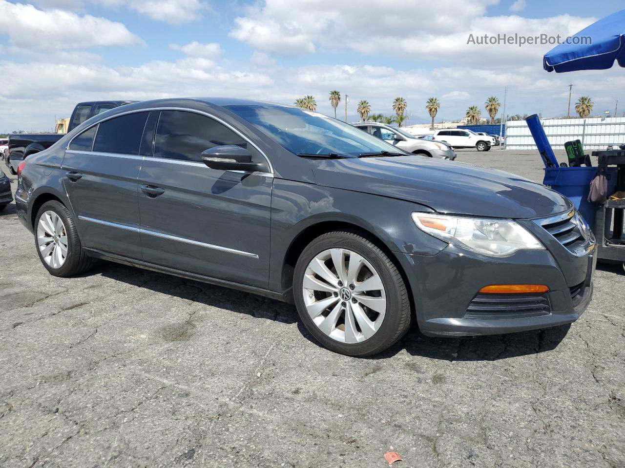 2012 Volkswagen Cc Sport Gray vin: WVWMP7AN2CE509885