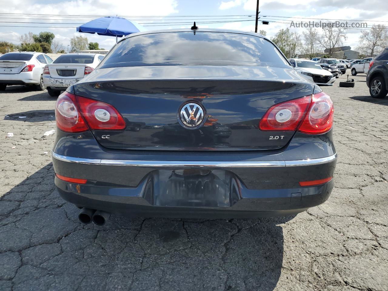 2012 Volkswagen Cc Sport Gray vin: WVWMP7AN2CE509885