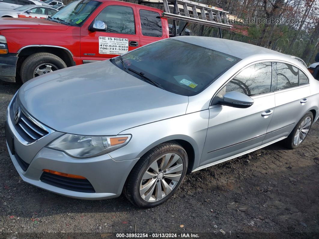 2012 Volkswagen Cc Sport Silver vin: WVWMP7AN2CE513368