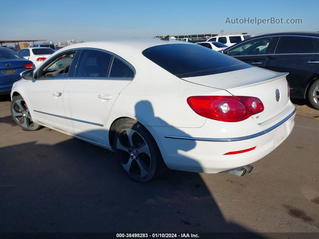 2012 Volkswagen Cc Sport White vin: WVWMP7AN2CE517615