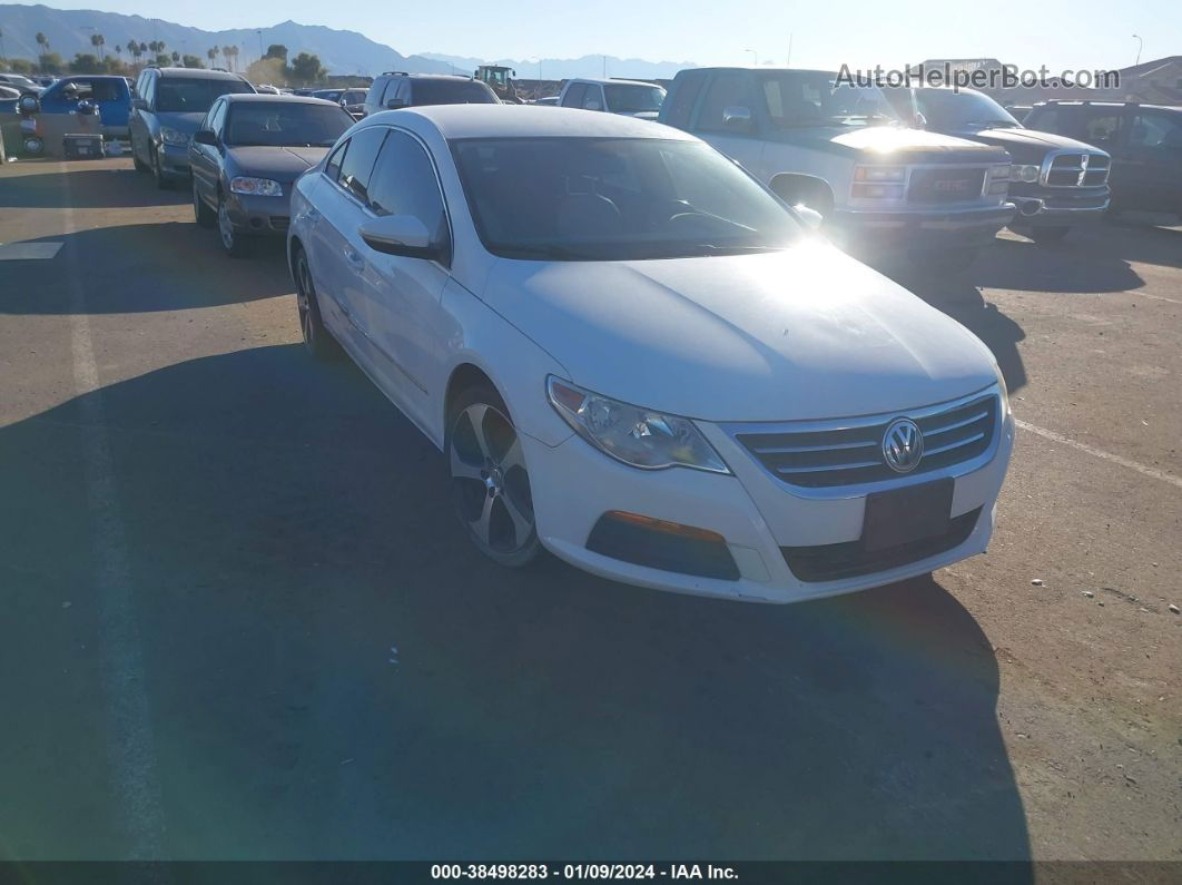 2012 Volkswagen Cc Sport White vin: WVWMP7AN2CE517615