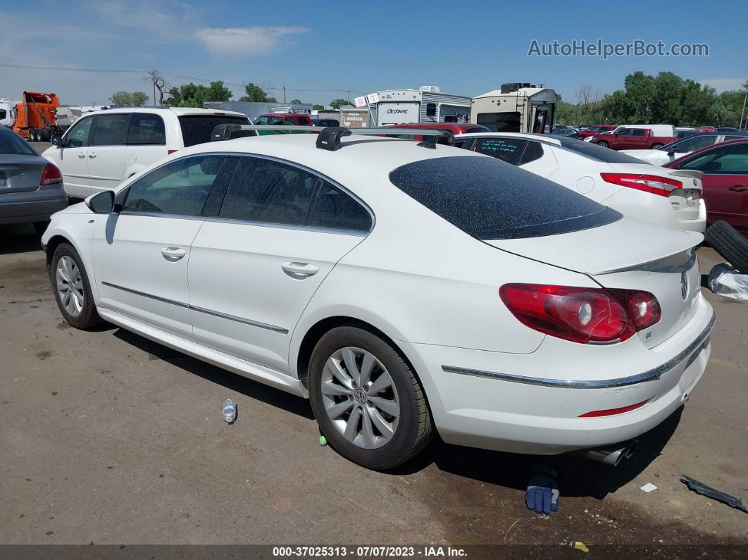 2012 Volkswagen Cc R-line White vin: WVWMP7AN2CE526606