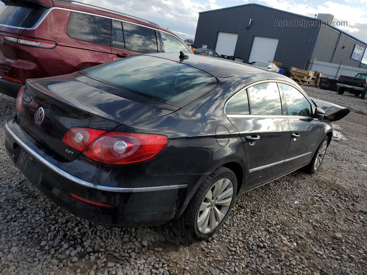 2012 Volkswagen Cc Sport Black vin: WVWMP7AN2CE530851