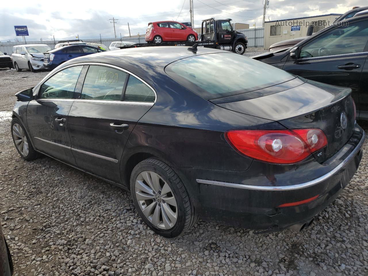 2012 Volkswagen Cc Sport Black vin: WVWMP7AN2CE530851