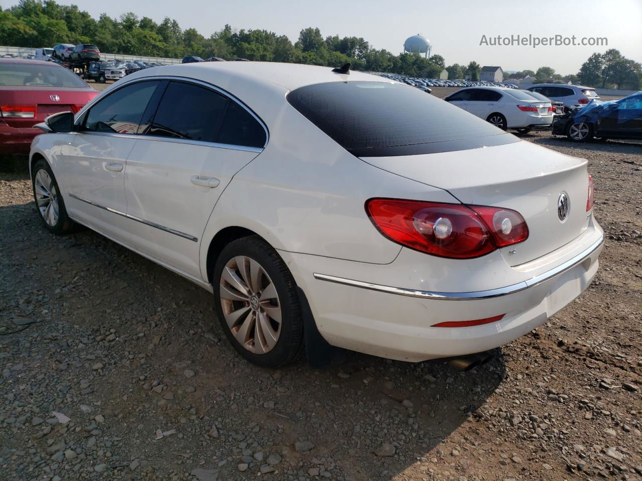 2012 Volkswagen Cc Sport White vin: WVWMP7AN3CE512665