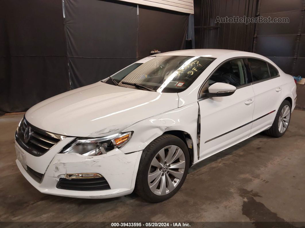 2012 Volkswagen Cc Sport White vin: WVWMP7AN3CE515162