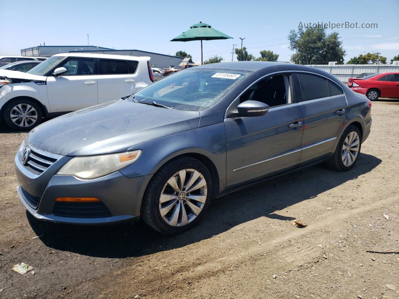 2012 Volkswagen Cc Sport Gray vin: WVWMP7AN3CE516571