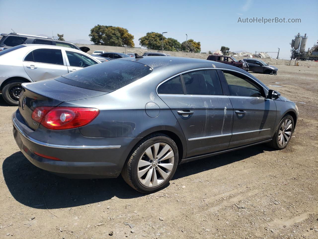 2012 Volkswagen Cc Sport Gray vin: WVWMP7AN3CE516571