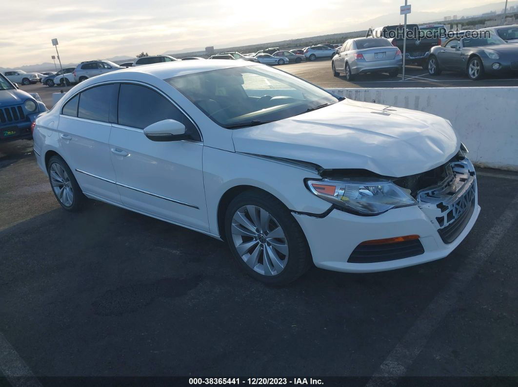 2012 Volkswagen Cc Sport White vin: WVWMP7AN3CE526355