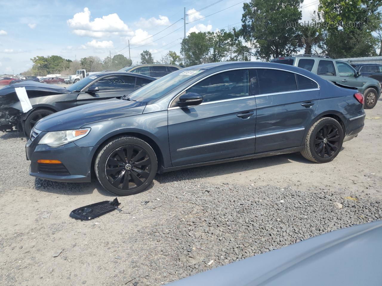 2012 Volkswagen Cc Sport Gray vin: WVWMP7AN4CE501271