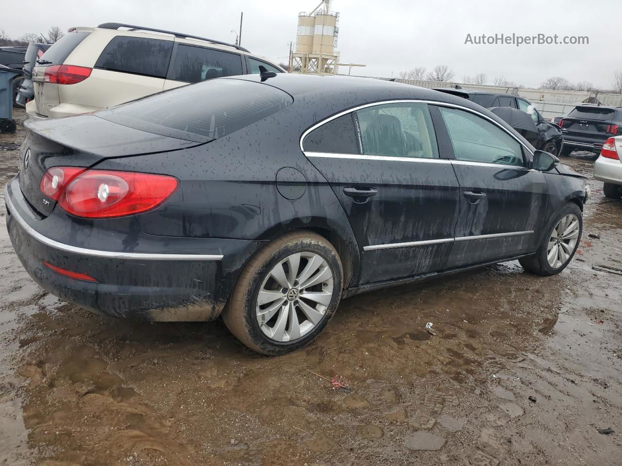 2012 Volkswagen Cc Sport Black vin: WVWMP7AN4CE501397