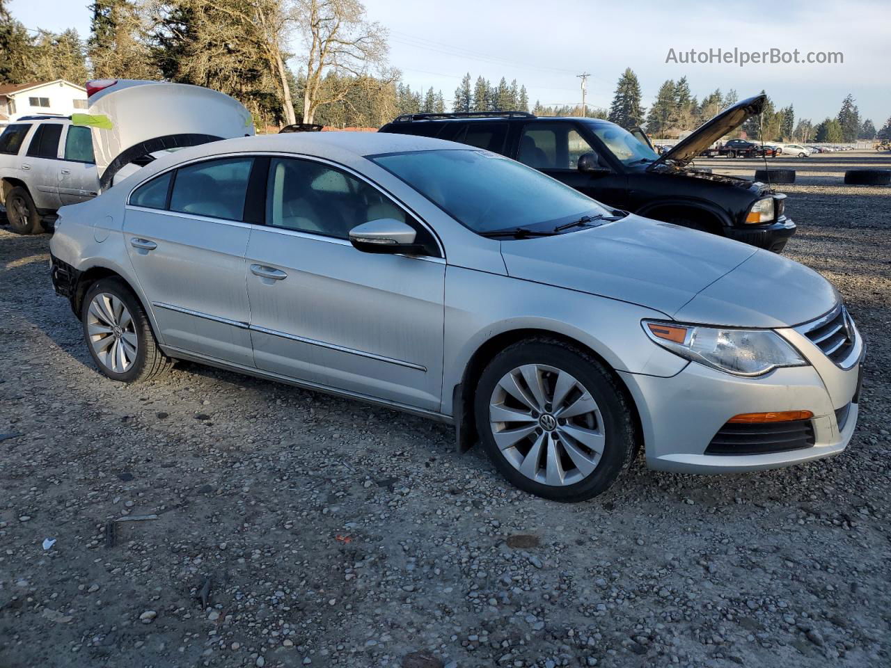 2012 Volkswagen Cc Sport Серебряный vin: WVWMP7AN4CE502372