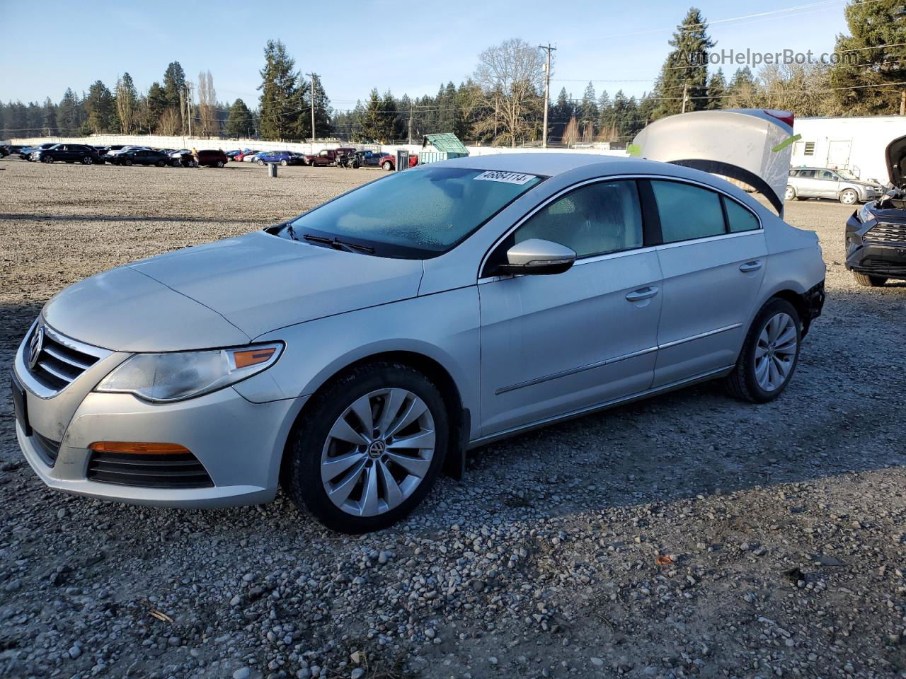 2012 Volkswagen Cc Sport Серебряный vin: WVWMP7AN4CE502372