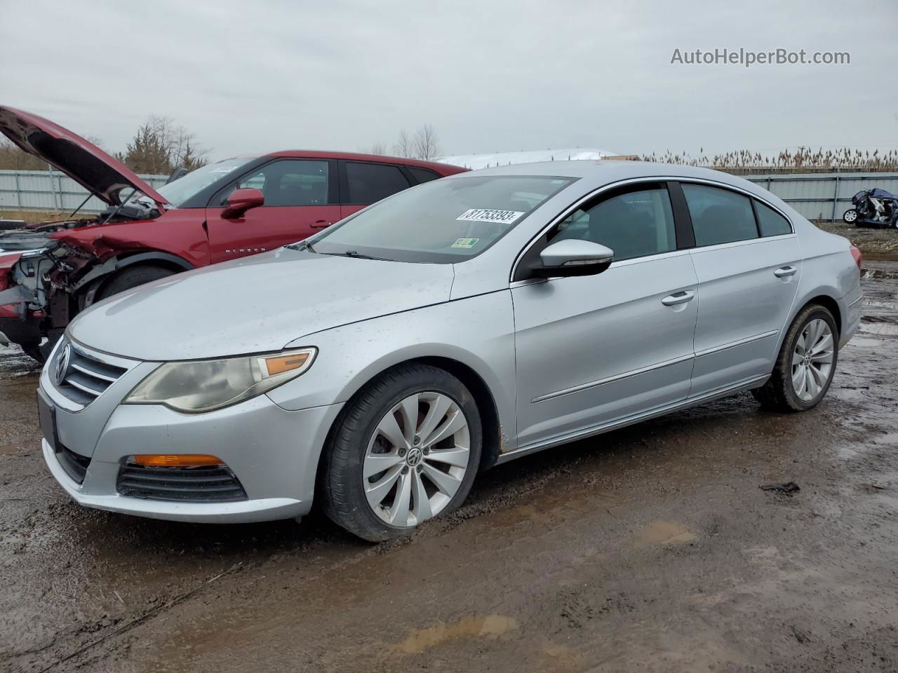 2012 Volkswagen Cc Sport Silver vin: WVWMP7AN4CE507572