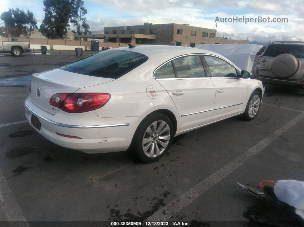 2012 Volkswagen Cc Sport White vin: WVWMP7AN4CE527188