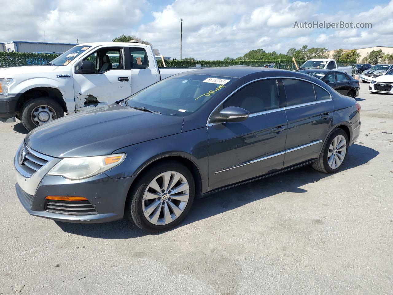 2012 Volkswagen Cc Sport Gray vin: WVWMP7AN4CE535372