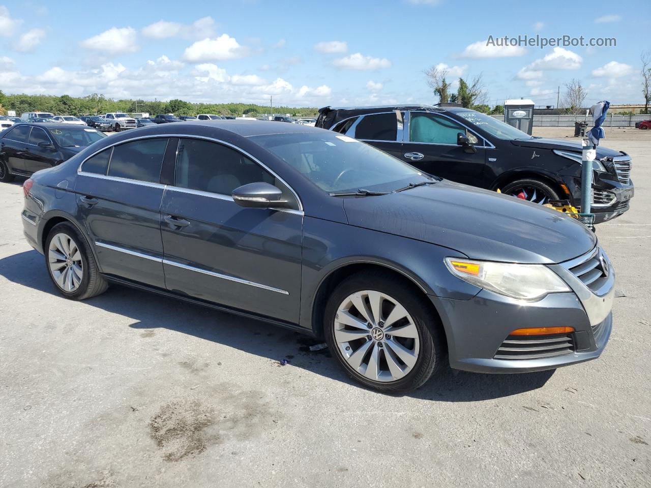 2012 Volkswagen Cc Sport Gray vin: WVWMP7AN4CE535372