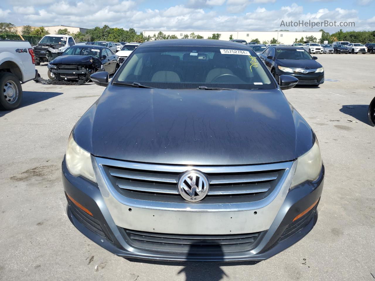 2012 Volkswagen Cc Sport Gray vin: WVWMP7AN4CE535372