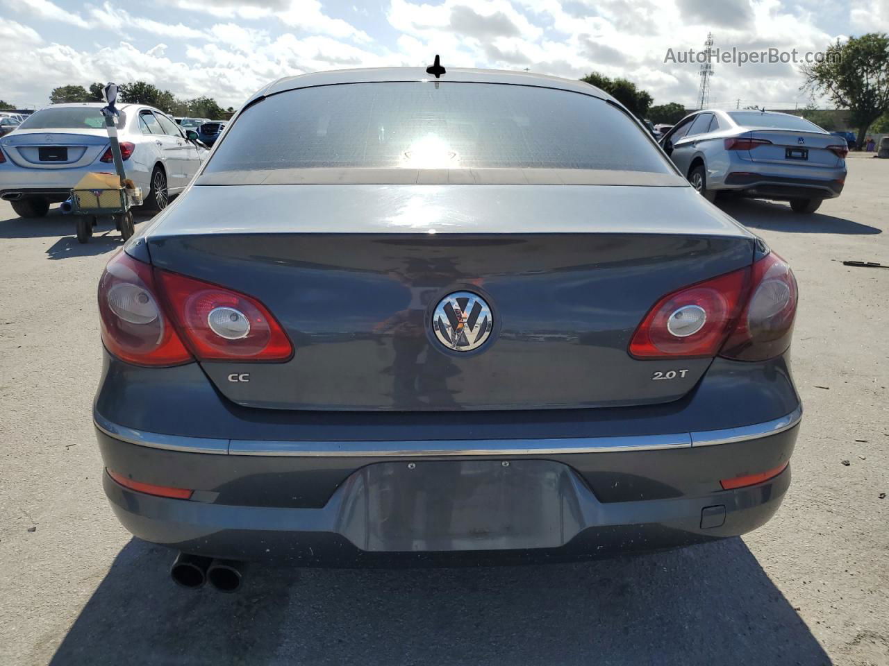 2012 Volkswagen Cc Sport Gray vin: WVWMP7AN4CE535372