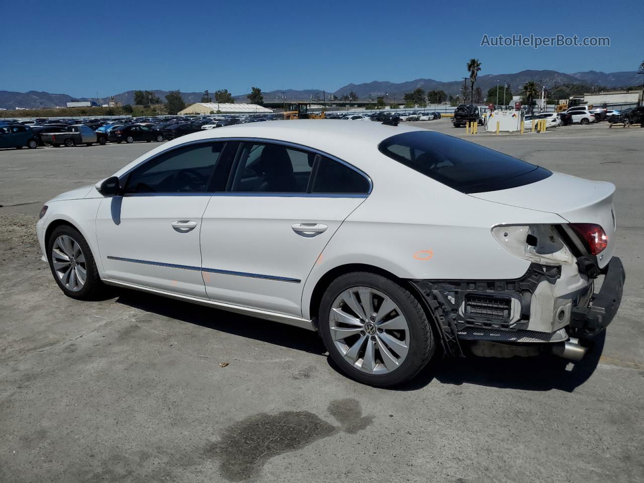 2012 Volkswagen Cc Sport White vin: WVWMP7AN4CE537753