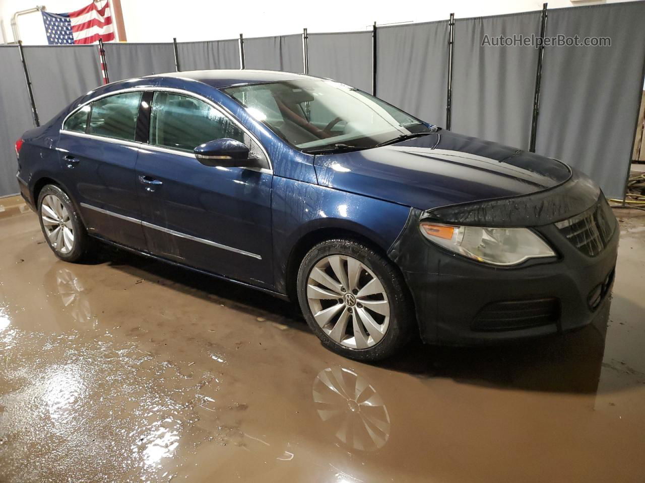 2012 Volkswagen Cc Sport Blue vin: WVWMP7AN4CE546131