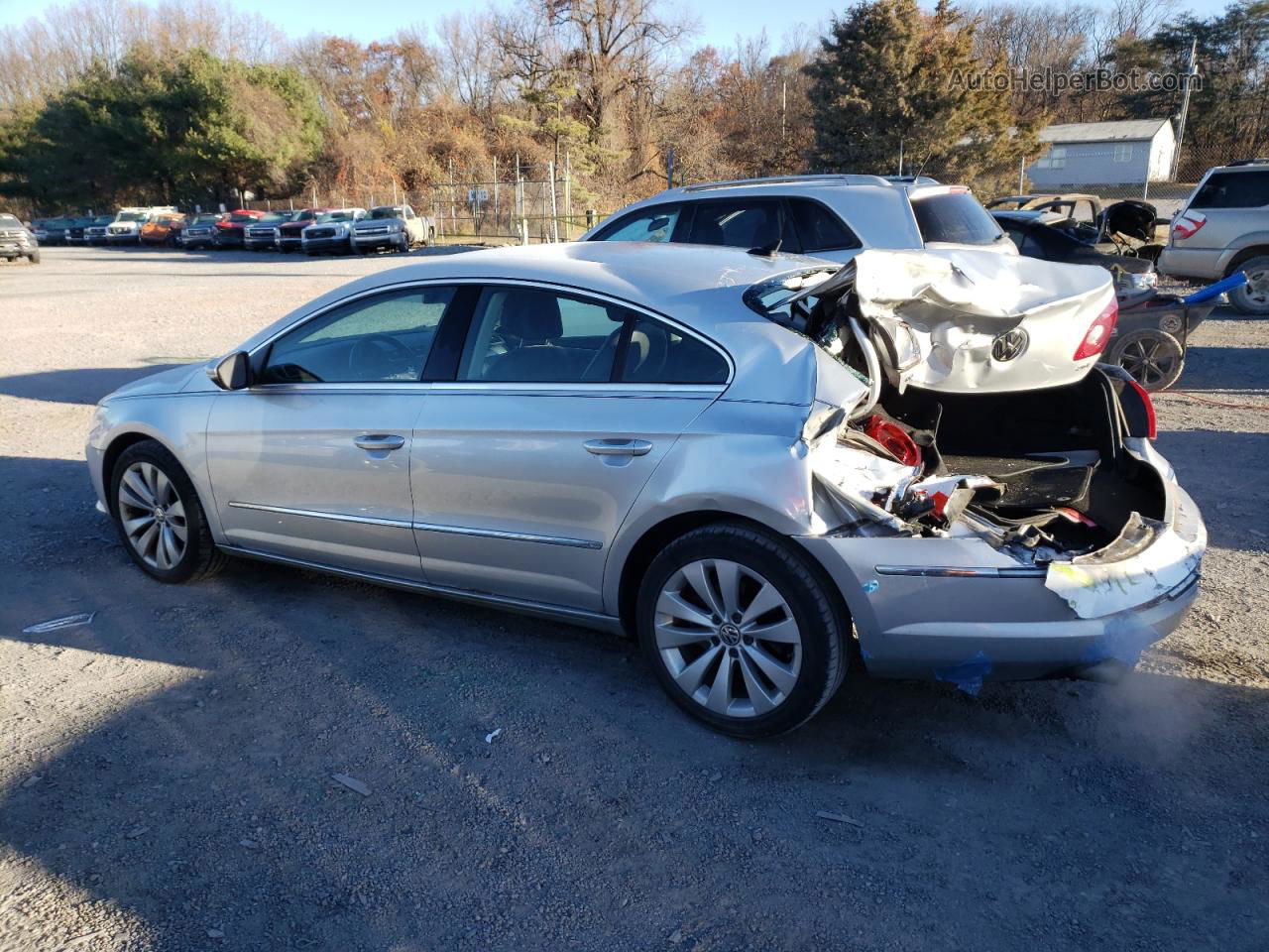 2012 Volkswagen Cc Sport Silver vin: WVWMP7AN5CE520105