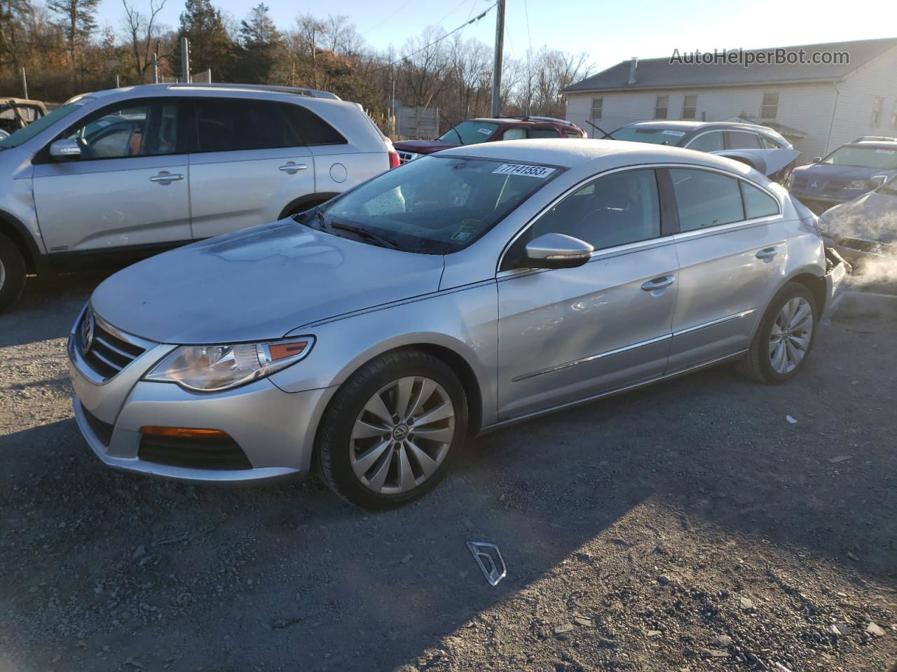 2012 Volkswagen Cc Sport Silver vin: WVWMP7AN5CE520105