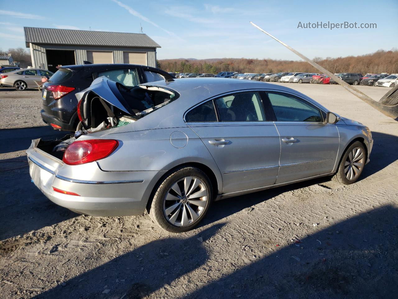 2012 Volkswagen Cc Sport Silver vin: WVWMP7AN5CE520105