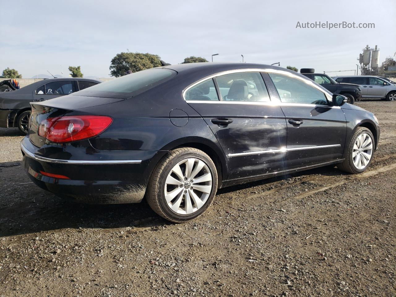 2012 Volkswagen Cc Sport Black vin: WVWMP7AN5CE531024