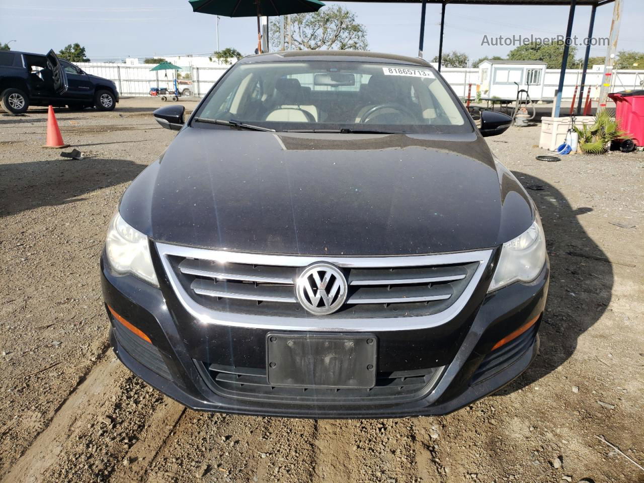 2012 Volkswagen Cc Sport Black vin: WVWMP7AN5CE531024