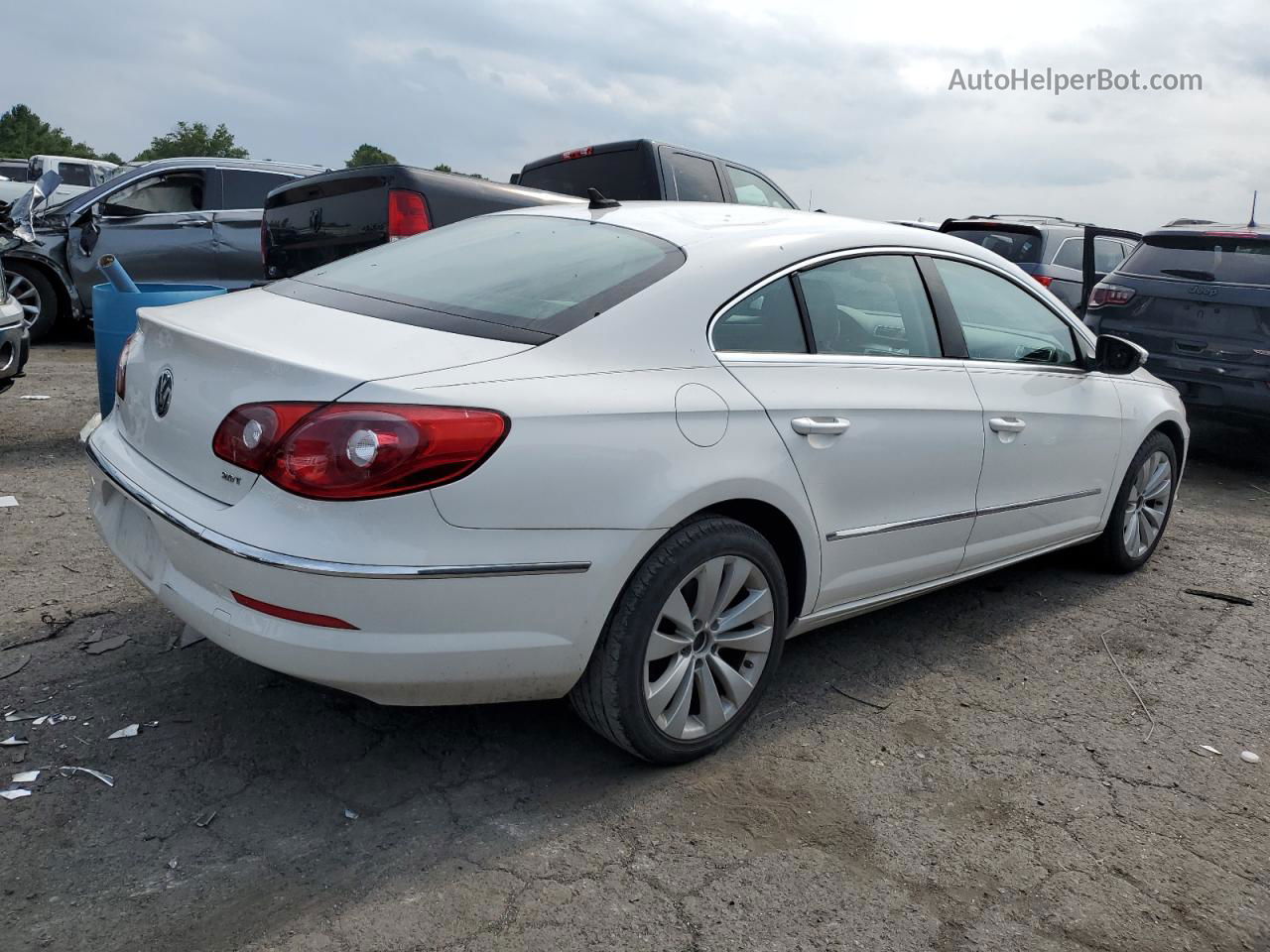 2012 Volkswagen Cc Sport Белый vin: WVWMP7AN6CE508013