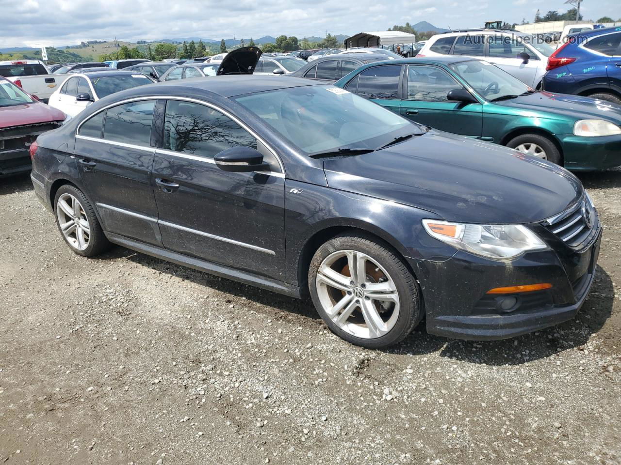 2012 Volkswagen Cc Sport Black vin: WVWMP7AN6CE511378