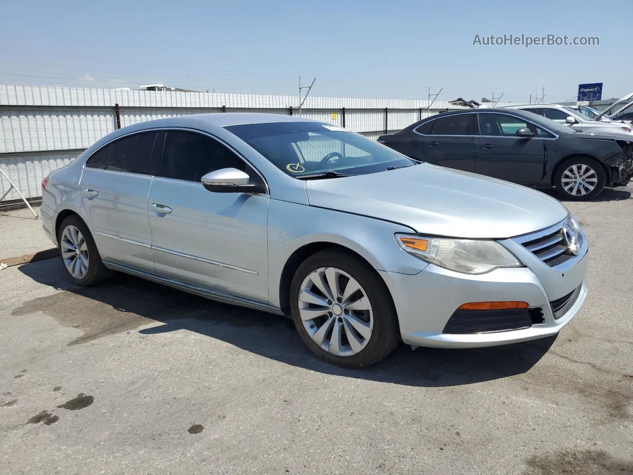 2012 Volkswagen Cc Sport Silver vin: WVWMP7AN6CE512093