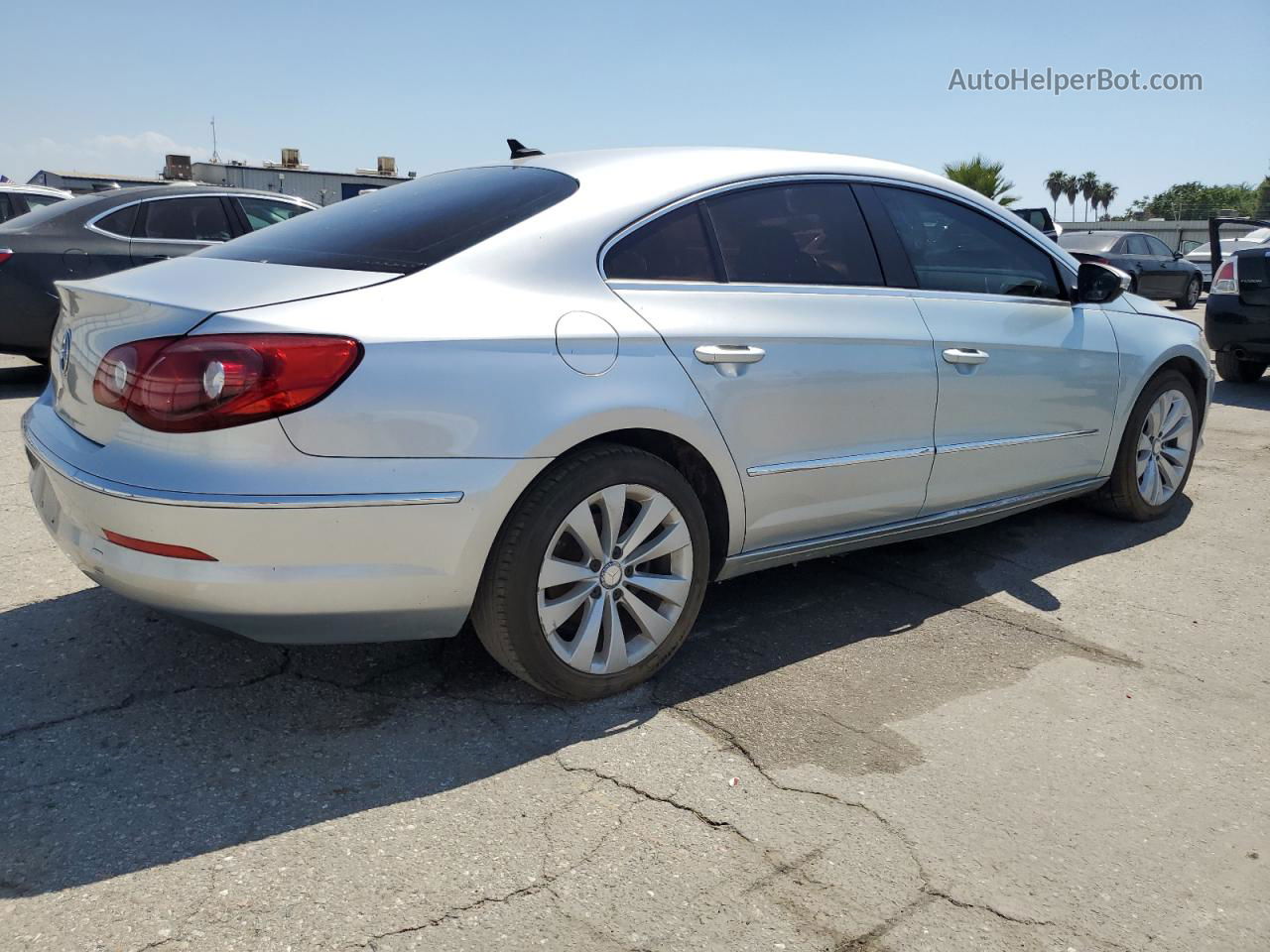 2012 Volkswagen Cc Sport Silver vin: WVWMP7AN6CE512093