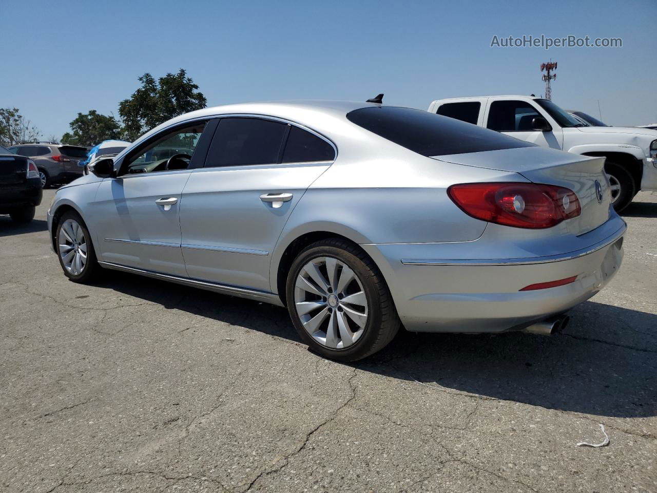 2012 Volkswagen Cc Sport Silver vin: WVWMP7AN6CE512093