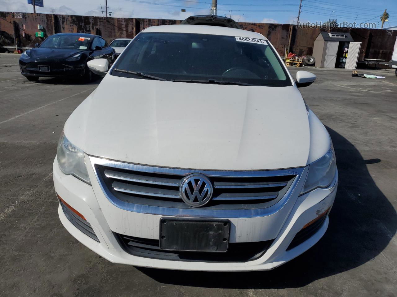 2012 Volkswagen Cc Sport White vin: WVWMP7AN6CE535499